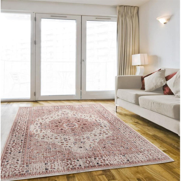 Bungalow Rose Adagio Oriental Cream Area Rug Wayfair